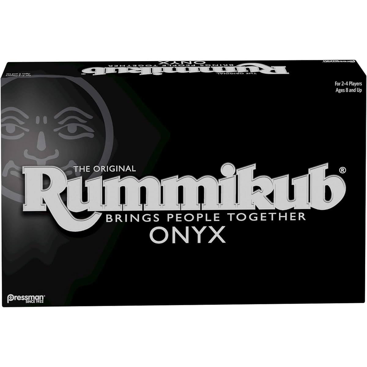 Rummikub Onyx Edition - A sophisticated set of unique black Rummikub tiles and vibrantly colored engraved numbers by Pressman.