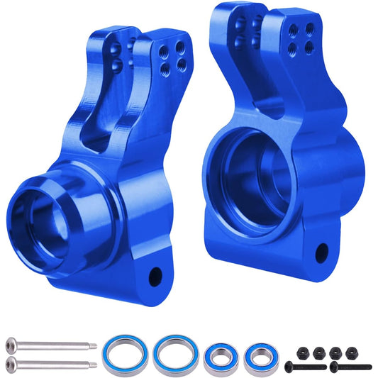 Aluminum Rear Hub Steering Knuckle for Arrma 1/8 Kraton/Outcast/Notorious 6S BLX Upgrade Parts AR330404 (Navy Blue)