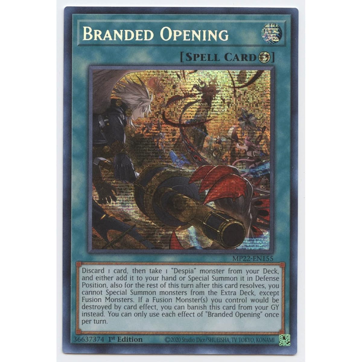 Branding Opening - MP22-EN155 - Prism Secret Rare - 1st Edition