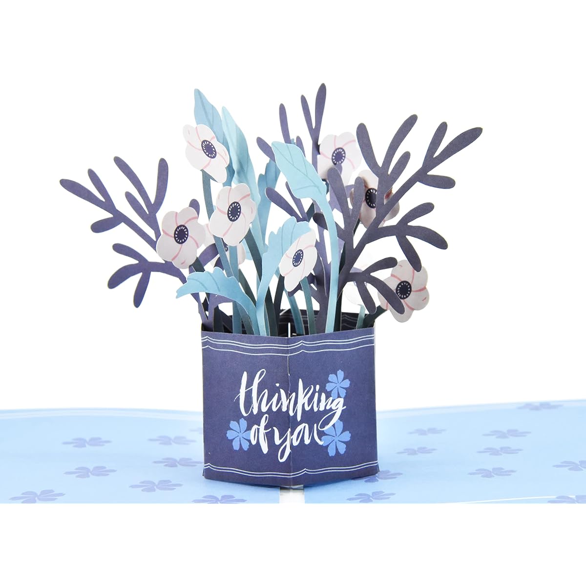 Thinking of You Flower 3D Pop-up Card Birthday Card Mother's Day Card Get-well Card