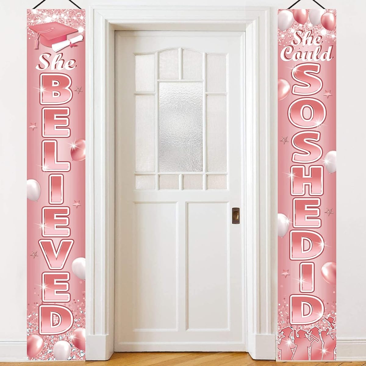 Graduation decoration pouch banner