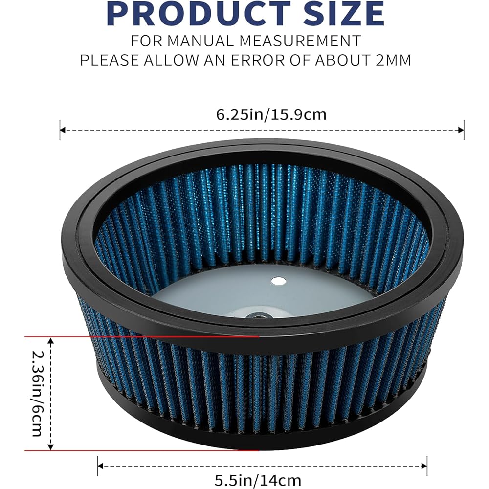 HD-0800 29442-99C Air Filter Harley Davidson Screamin Eagle Road King Softail Springer FatBoy Electra Dyna Road Glide 2944299A 2944299B 2944299D 294299E 2001-2008