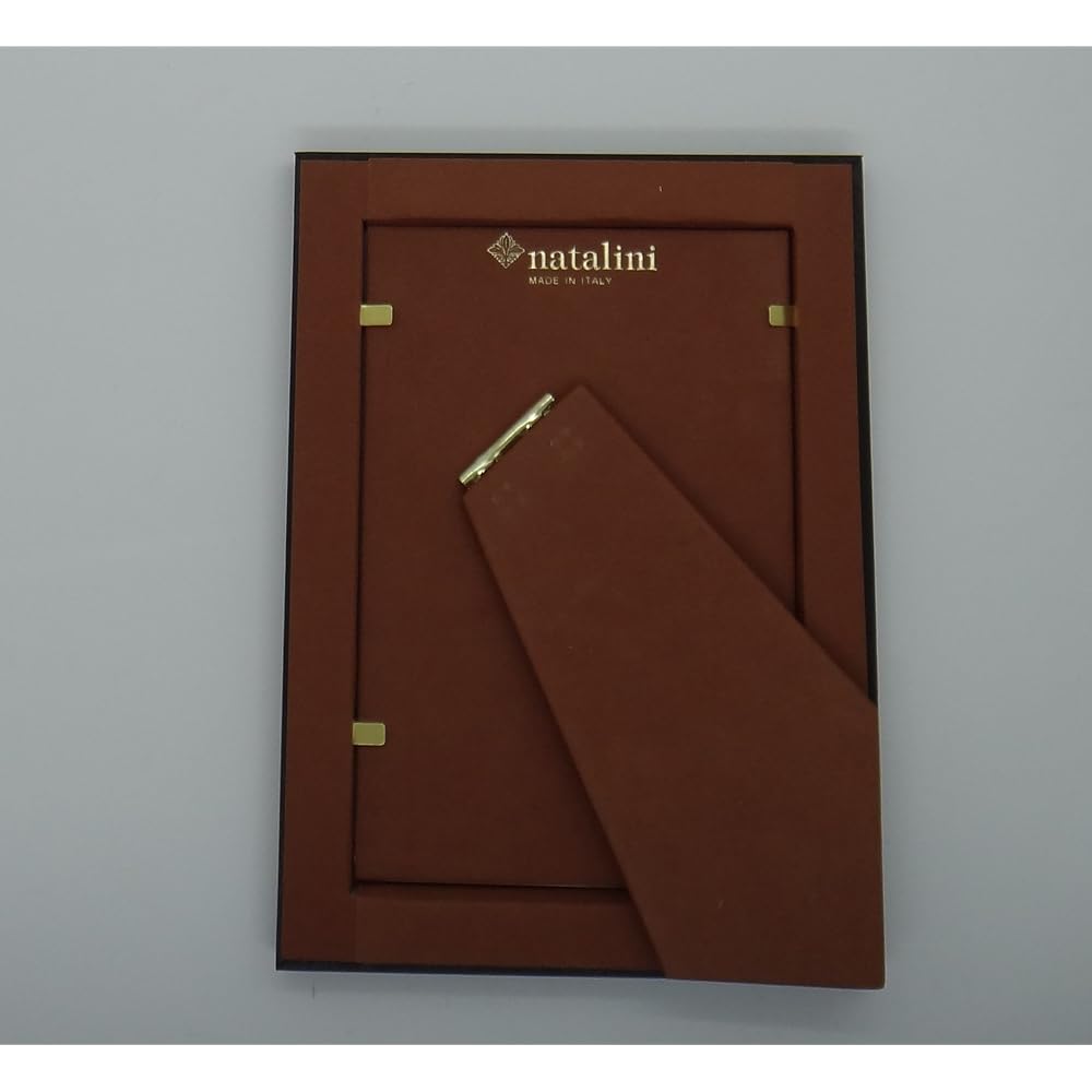natalini Photo Frame Wooden Inlaid Photo Frame Made in Italy 13 x 18cm 2L Size Arancio Orange Large