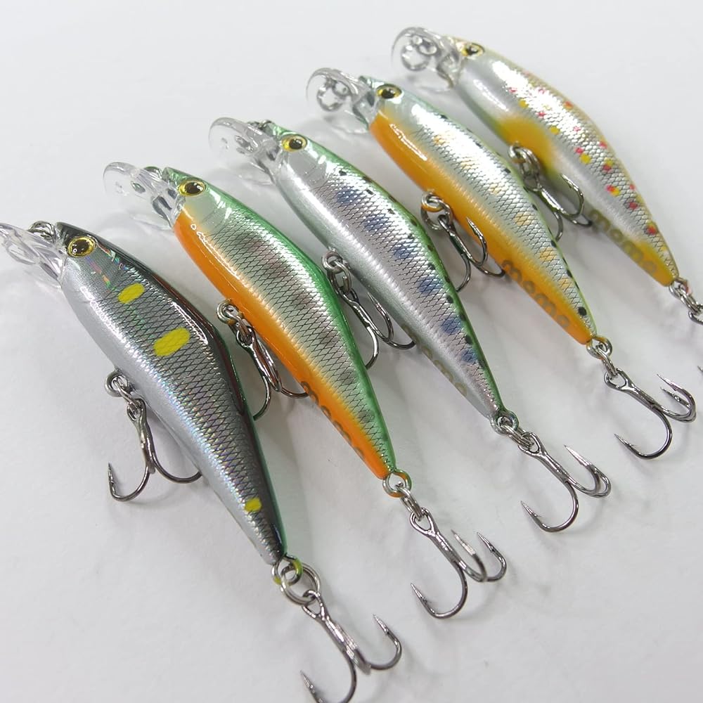 Mountain stream trout [momo lure] Momoru lure D-minnow heavy sinking minnow 50mm 4.8g tungsten built-in for contacting yamame trout.