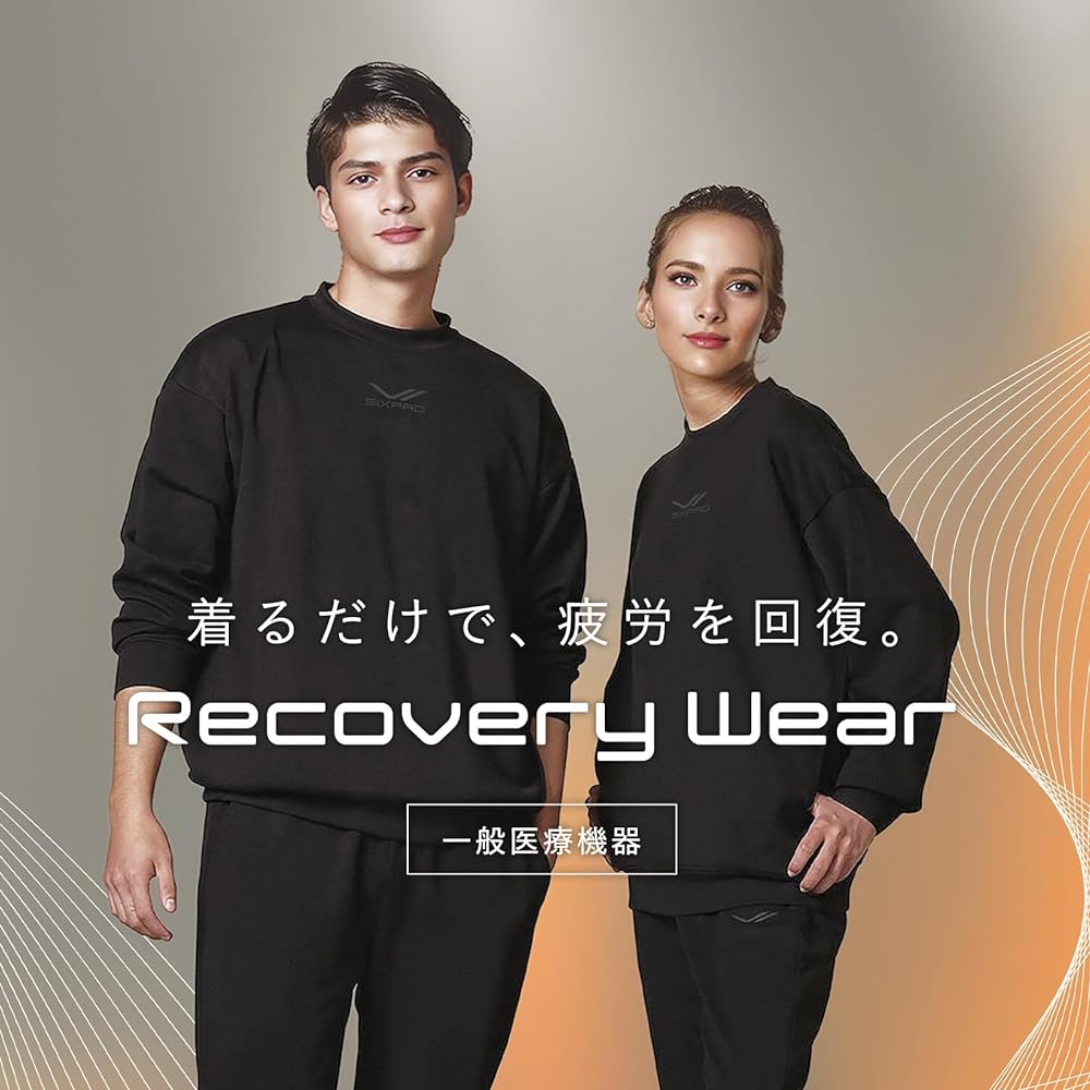 [SIXPAD] [Official Store Exclusive] Six Pad Recovery Wear Tops with Washing Net MTG MTG General Medical Equipment Fatigue Recovery Promote Blood Circulation Gift Mother's Day Father's Day