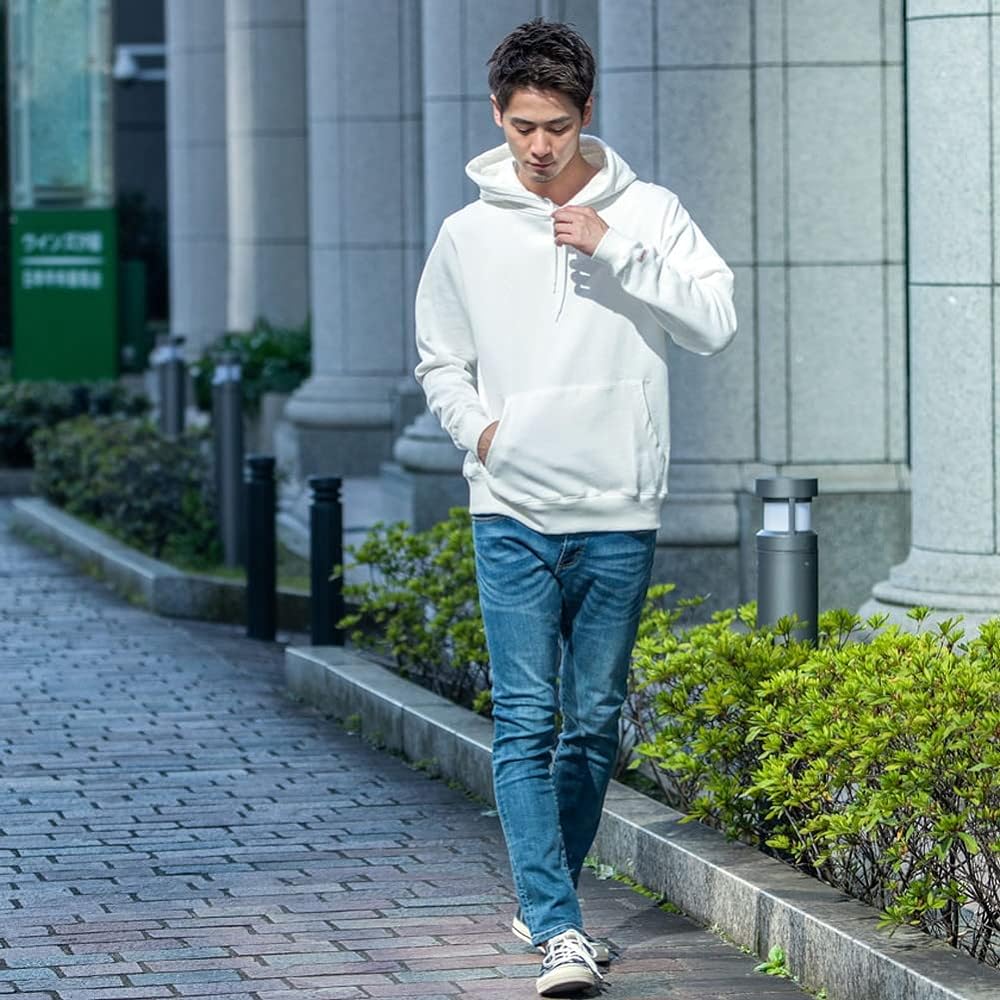 [Goodwear] Men's Unisex Pullover Parka Sweatshirt USA Cotton Fleece Plain 2W7-0519