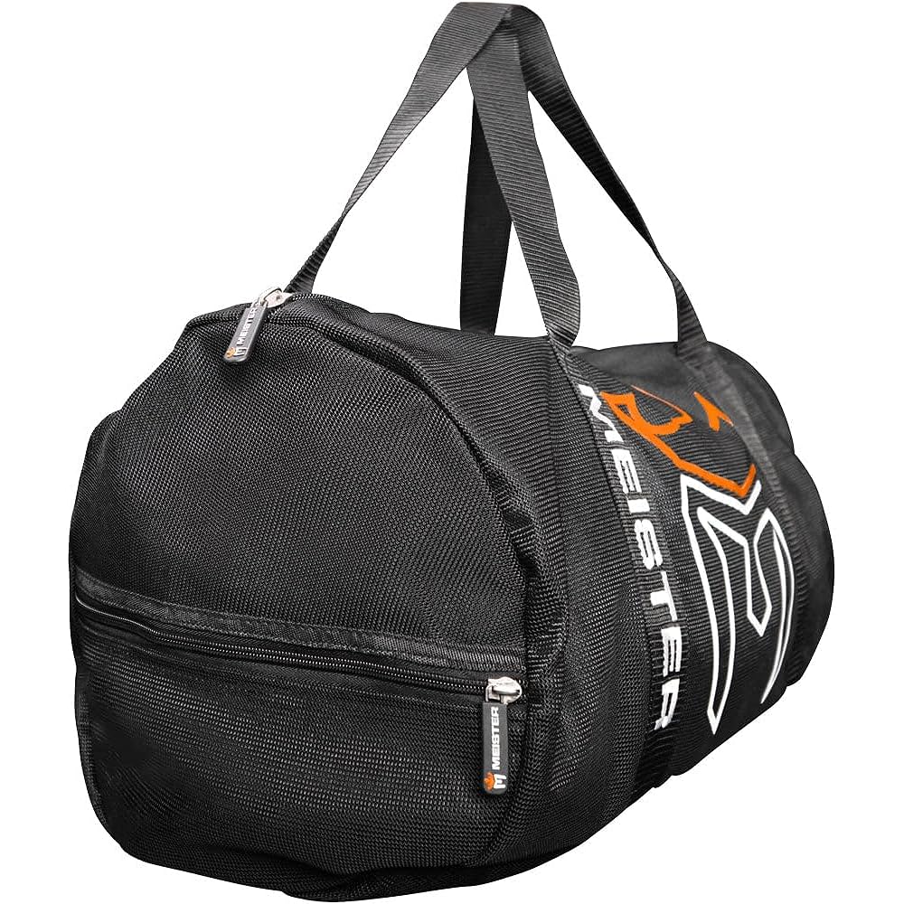 Genuine Sports Bag Meister Breathable Lightweight Mesh Duffle Gym Bag - Black