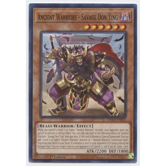 Ancient Warrior - Barbarian Dong Ying - DIFO-EN024 - Common - First Edition
