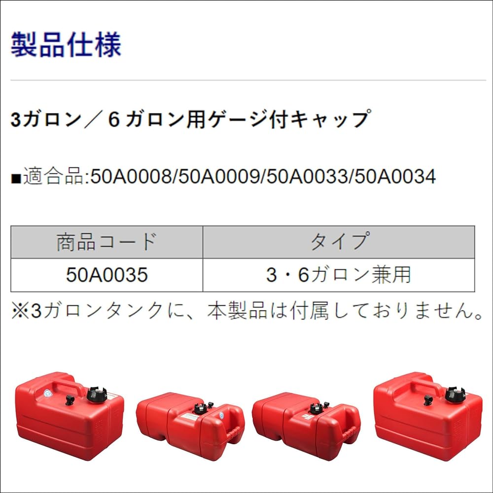 BMO JAPAN Poly Fuel Tank Spare Parts Cap with Gauge for 3 Gallon/6 Gallon Fuel Tank
