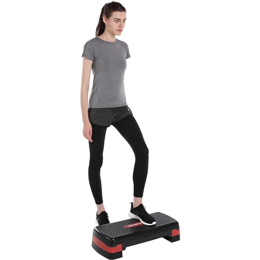 CAPTAIN STAG Aerobics Exercise Fitness Stepping Platform Aerobics Step Step Stand Vit Fit UR-859 Width 680 x Depth 280 x Height 150mm