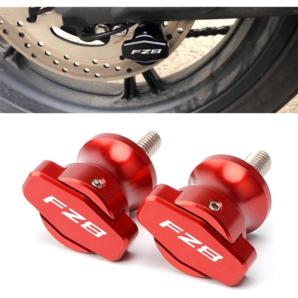Uminino Motorcycle CNC Accessories Frame Stand M6 Screw Swingarm Spool Slider For Yamaha FZ8 FZ 8 2011 2012 2013 2014 2015 Swingarm Slider Spool (Size : Blue)