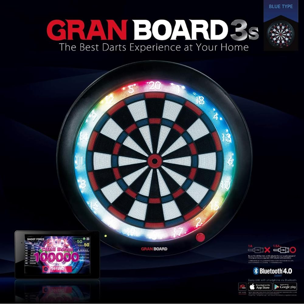 Darts board GRAN DARTS [GRAN BOARD 3s Blue Type] | Electronic dart board