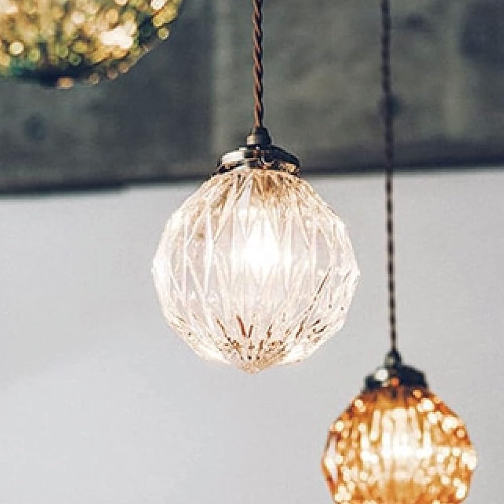 Interform Pendant Light LT-3803CL Beryl with LED Bulb Clear Glass Scandinavian Simple Antique