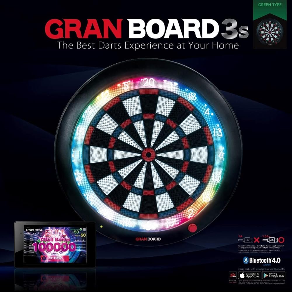 Darts board GRAN DARTS [GRAN BOARD 3s Green Type] | Electronic dart board