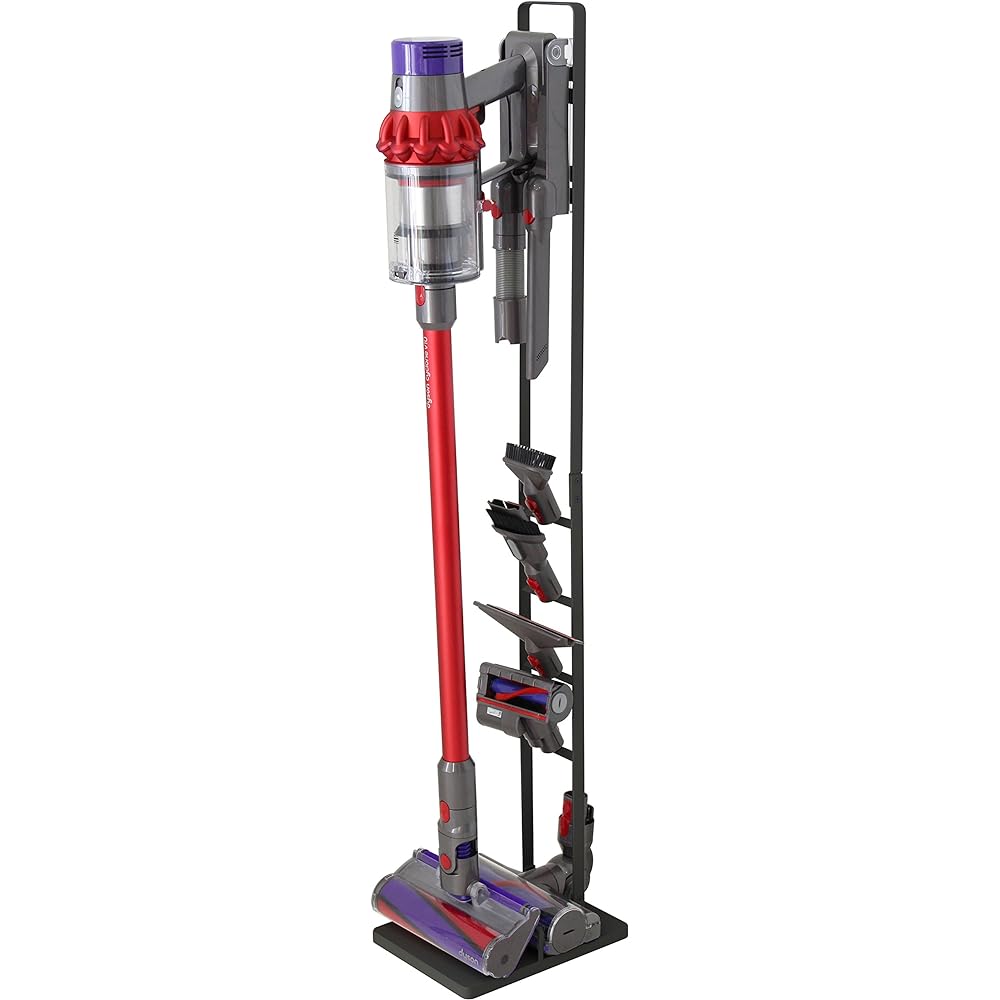 Yamazaki Jitsugyo (Yamazaki) Cordless Cleaner Stand Black Approx. W22XD29XH127cm Compatible with SV18 V15 V12 V8 V7 V6 Series Tower 3541