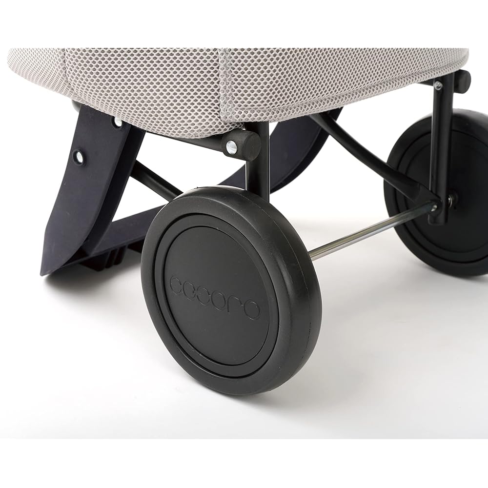 Rep Cocoro Shopping Cart Lorry Cart Set Gray with Chair Luggage Hook Foldable Pocket Storage Cold Insulation Eco Bag Shopping Stylish Cute Simple Convenient Compact Large Capacity Lightweight Camping Sports Day Cherry Blossom Viewing 526705