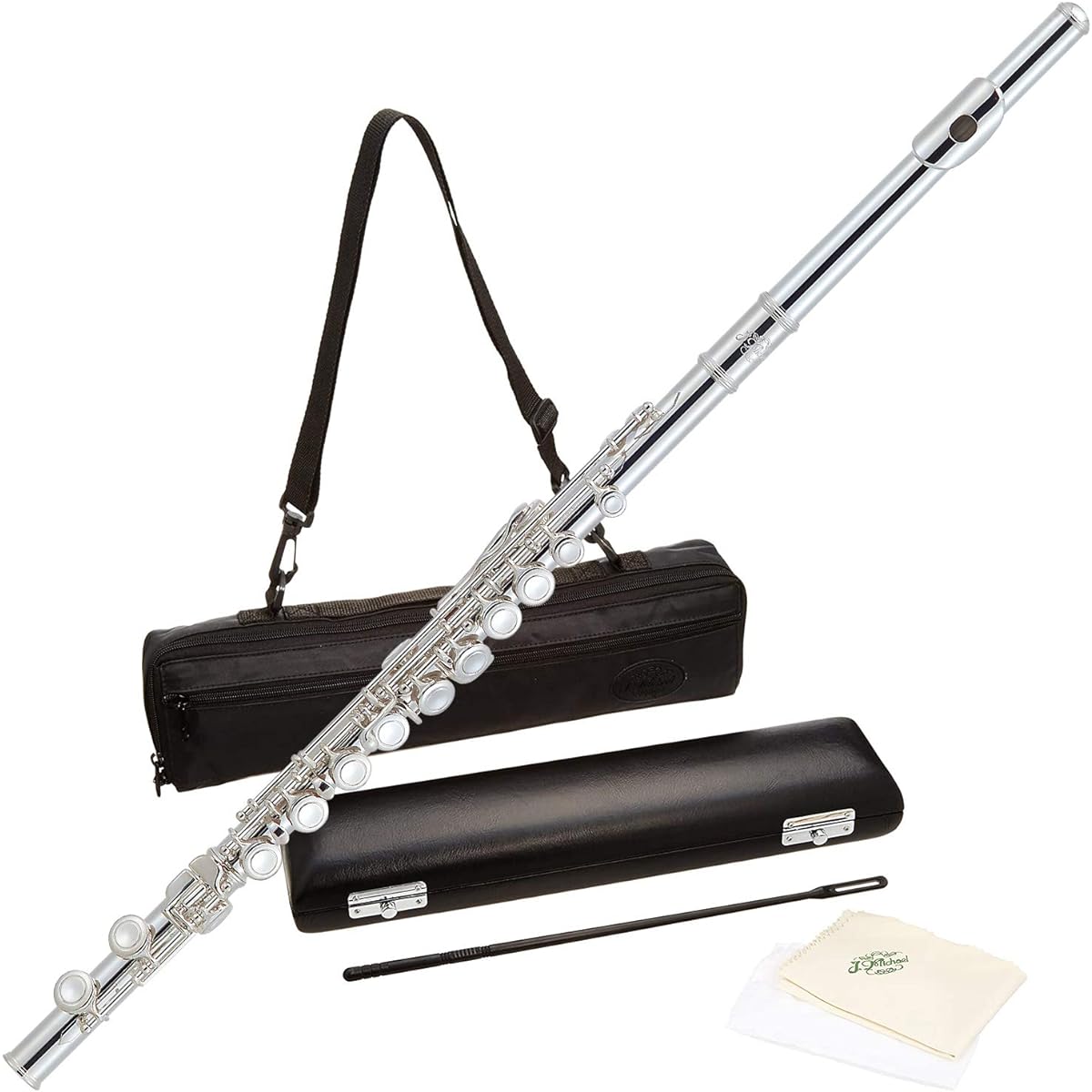 J Michael Silver Flute FL-380SE with E mechanism