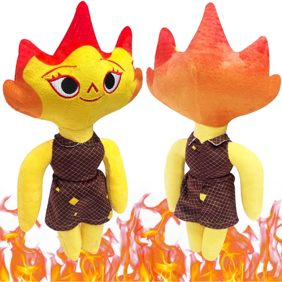 SmallBos Elemental Plush Toys, Ember Plush Toy, Wade Plush Toy, Movie Periphery Cartoon Figures Stuffed Animals, Best Gifts for Fans and Kids (4 Pieces)