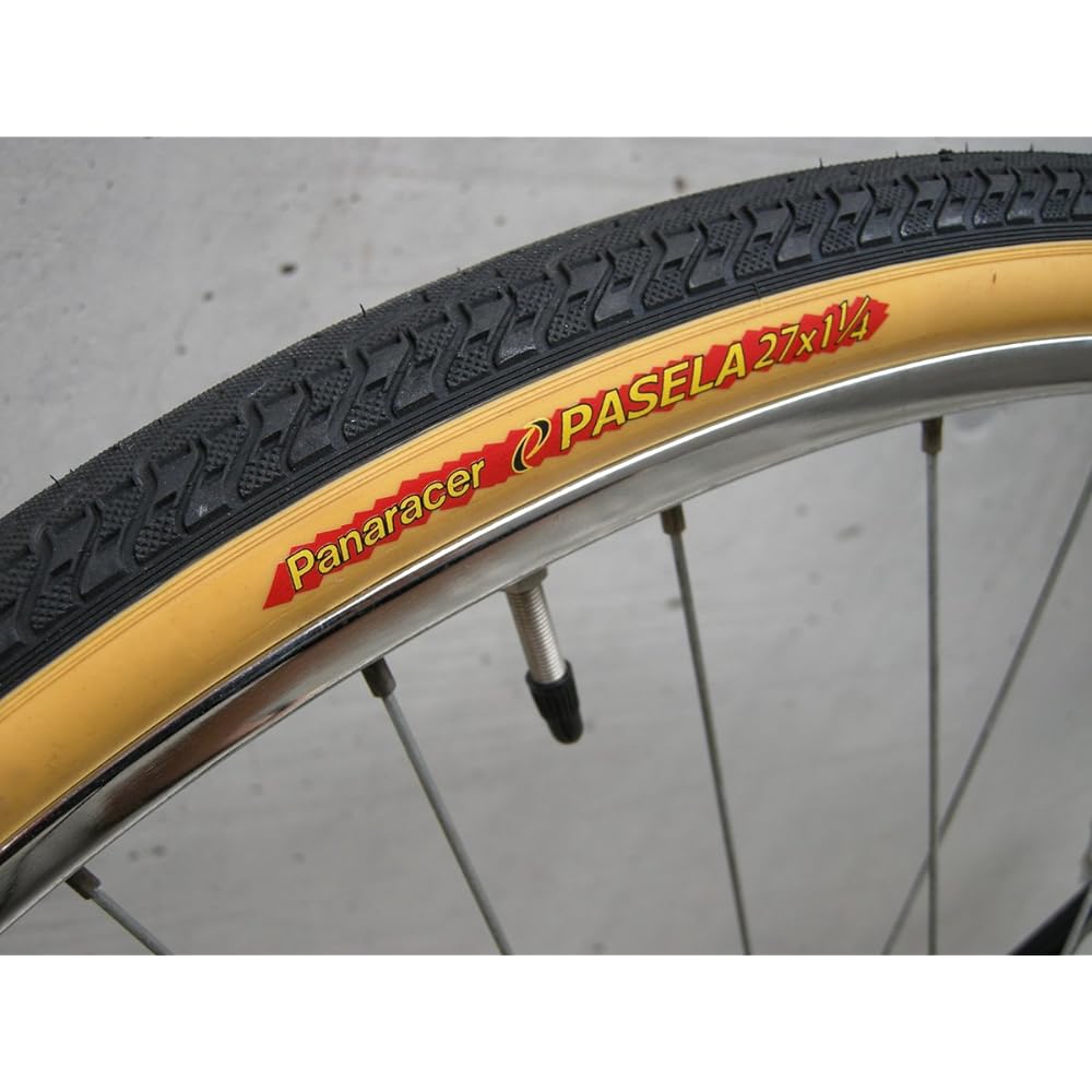 Panaracer Clincher Tire [27×1 1/4] Pasela 8W27-41 (For City Cars, Light Cars/Town Riding, Commuting, Touring, Long Ride)