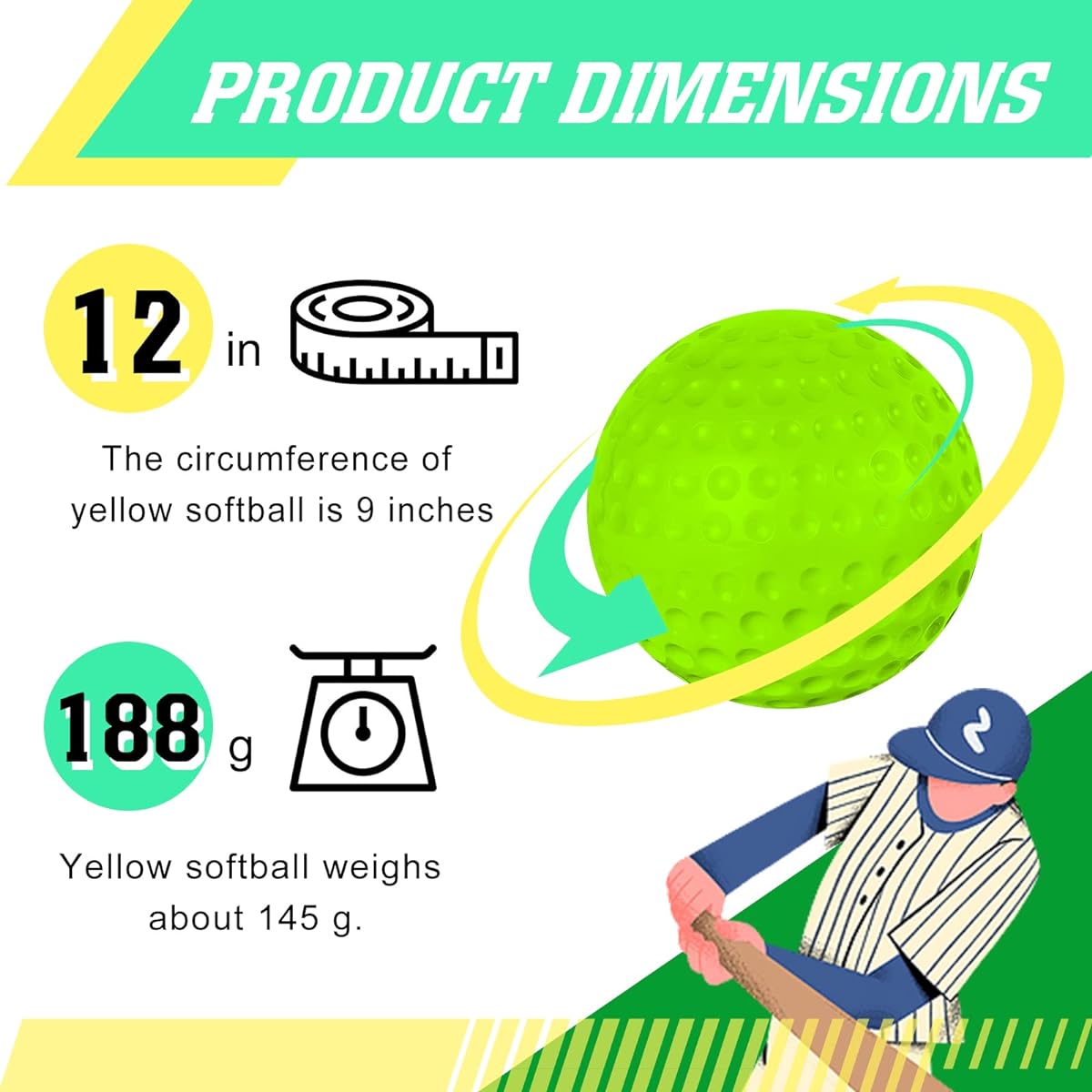 Pitching Machine Softball Dimples Softball Practice Form Sports Softball Pitching Machine Game Ball Softball Indoor Outdoor Pitching Machine Practice 24 Pieces