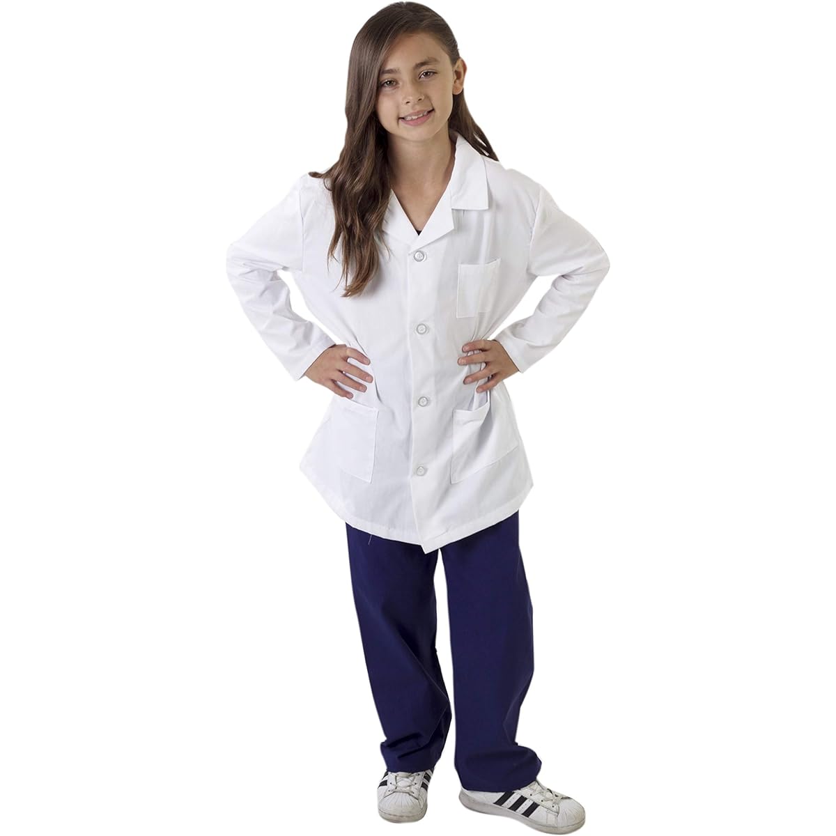 Natural Uniforms Realistic Lab Coat for Kids for School Projects Halloween Costumes