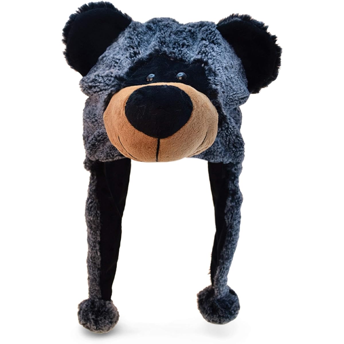 Puzzled Black Bear Pup's Super Soft Plush Hat by Puzzled
