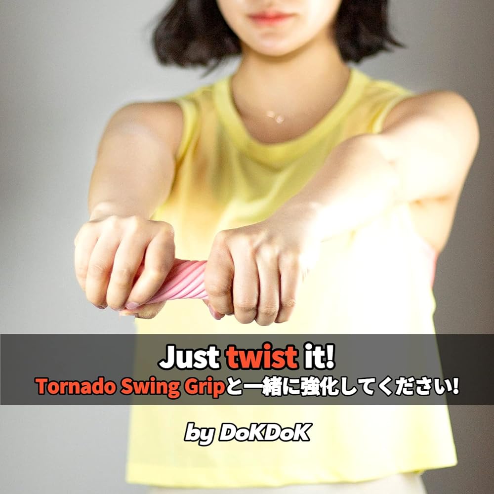 DoKDoK Tornado Swing Grip Strength Selection 13~21kg Wrist Strengthening Rehabilitation Baseball Golf Tennis