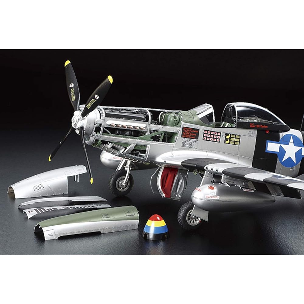 Tamiya 1/32 Aircraft Series No.23 US Army North American P-51D/K Mustang Pacific Front Plastic Model 60323 Multicolor