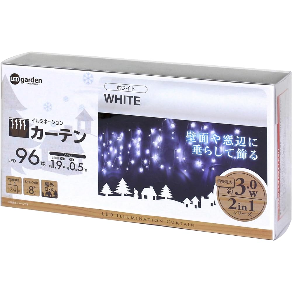Takasho Illumination Curtain 96 Balls White