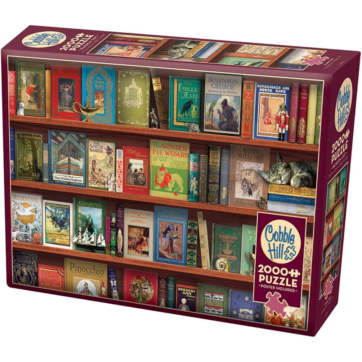 Cobble Hill 2000 Piece Puzzle Storytime with Sample Poster