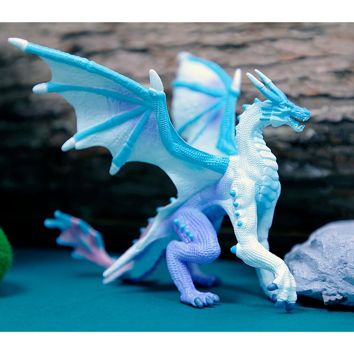 RECUR Dinosaur Toy Devil Dragon Figure Toy Hand Painted Figure Soft Saft PVC Boys Girls 3-12 Years Old