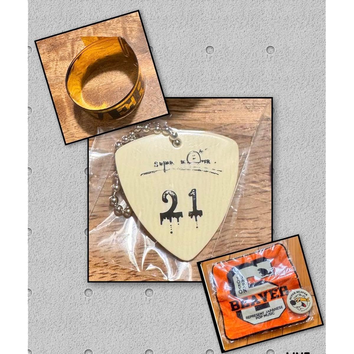 SUPER BEAVER venue limited Gacha Shibuya Ryuta pick with silver tape