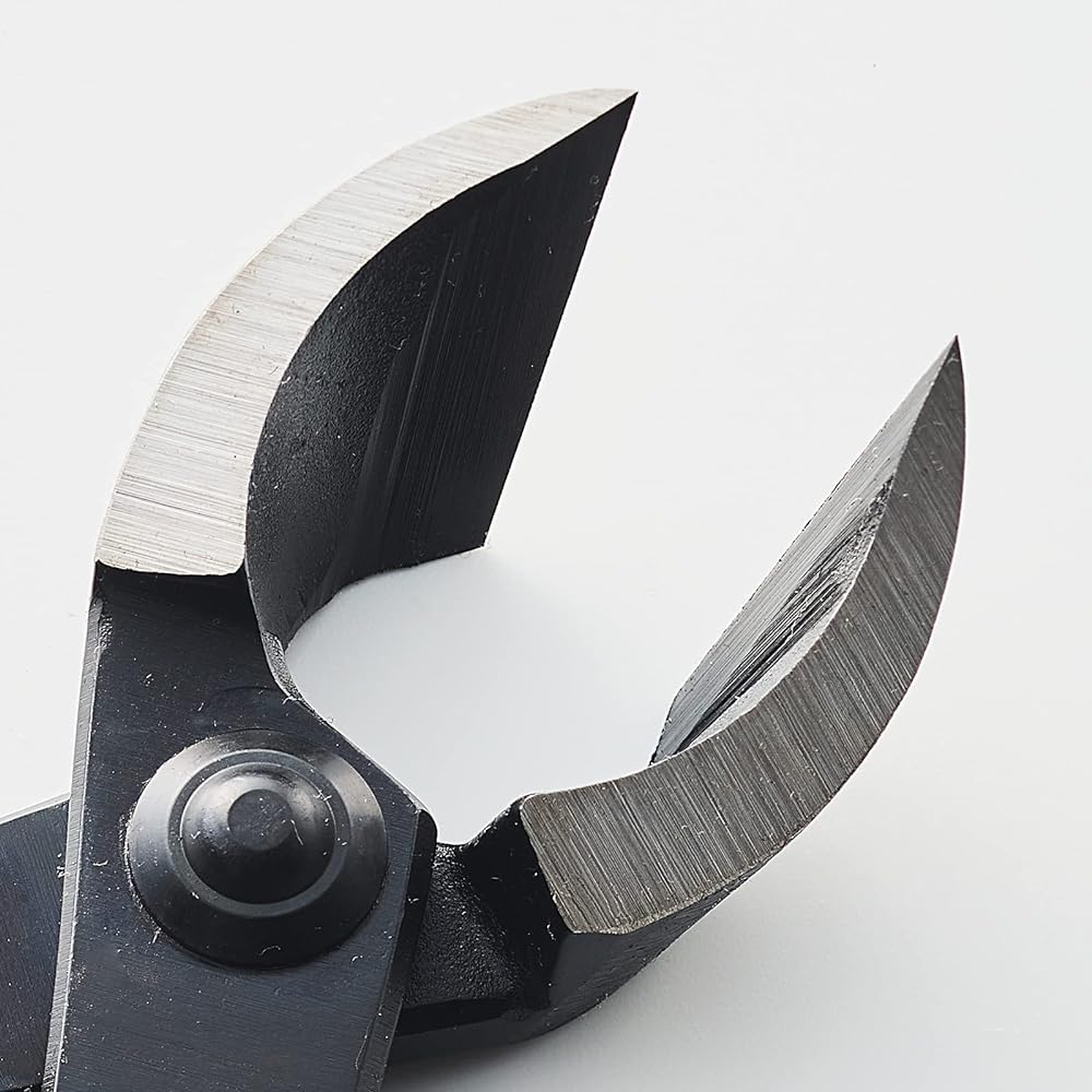 Geely Grape Vine Shears, 205mm, Made in Japan, For pruning curly vines and tendrils, Biting type, Can also be used as bonsai branch cutting shears