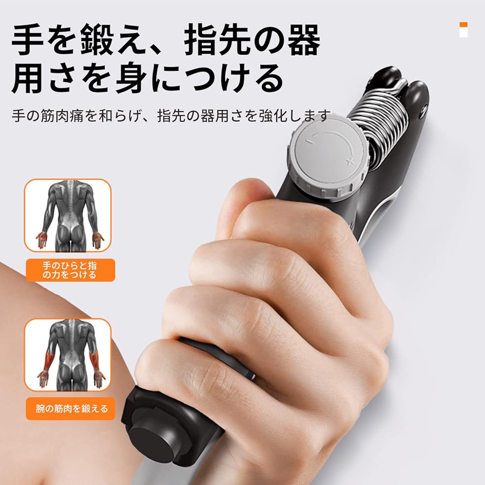 GreenGee Grip Strength Enhancer Exercise Grip Gripper with Counter 10-100kg Load Adjustable Hand Gripper Stress Relief Rehabilitation Equipment Tennis Baseball Grip Strength Training Easy to Grip Non-Slip Unisex Polypropylene