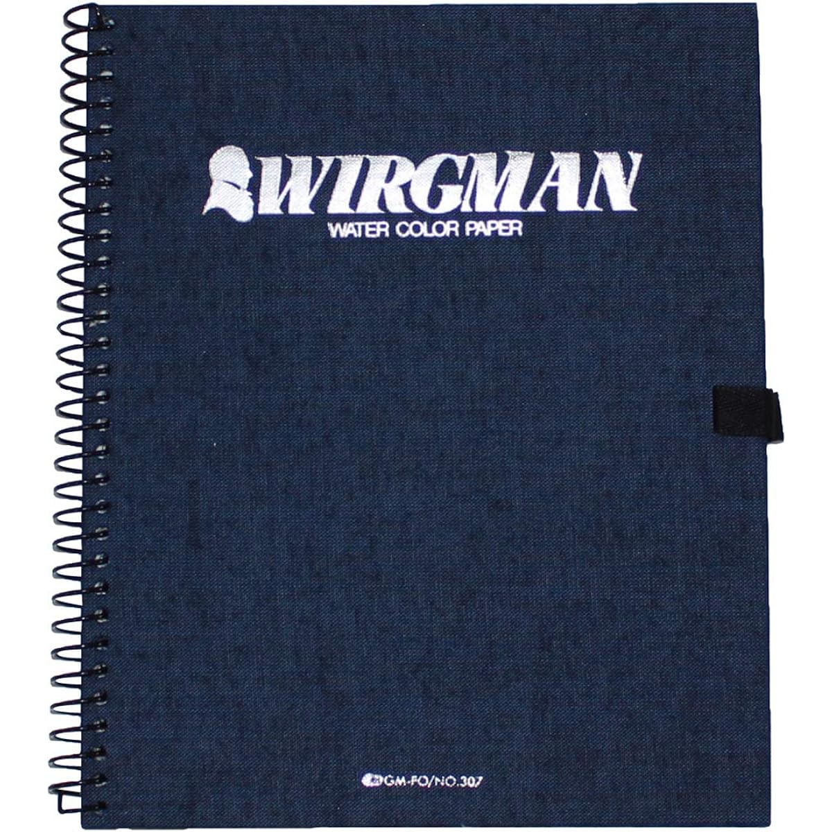 Orion Wagman watercolor paper sketchbook, heavyweight, 200g, 20 sheets bound, medium and fine grain, double-sided, spiral (F10)