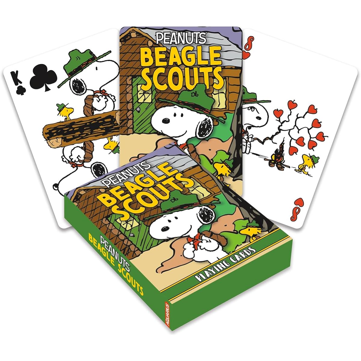 AQUARIUS Snoopy Beagle Scouts Playing Cards – Snoopy Beagle Scouts Themed Card Deck for Your Favorite Card Games – Officially Licensed Peanuts Merchandise & Collectibles
