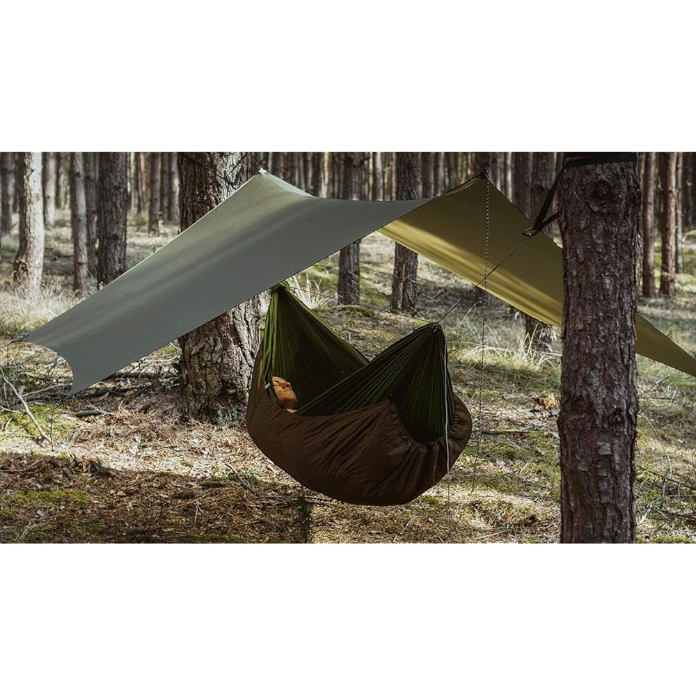 Lesovik Underquilt OTUL Lite Olive Drab For Spring, Summer, Autumn, Lightweight, Temperatures Above 7℃ (OTUL Lite (For Spring, Summer, Autumn) - Olive Drab)