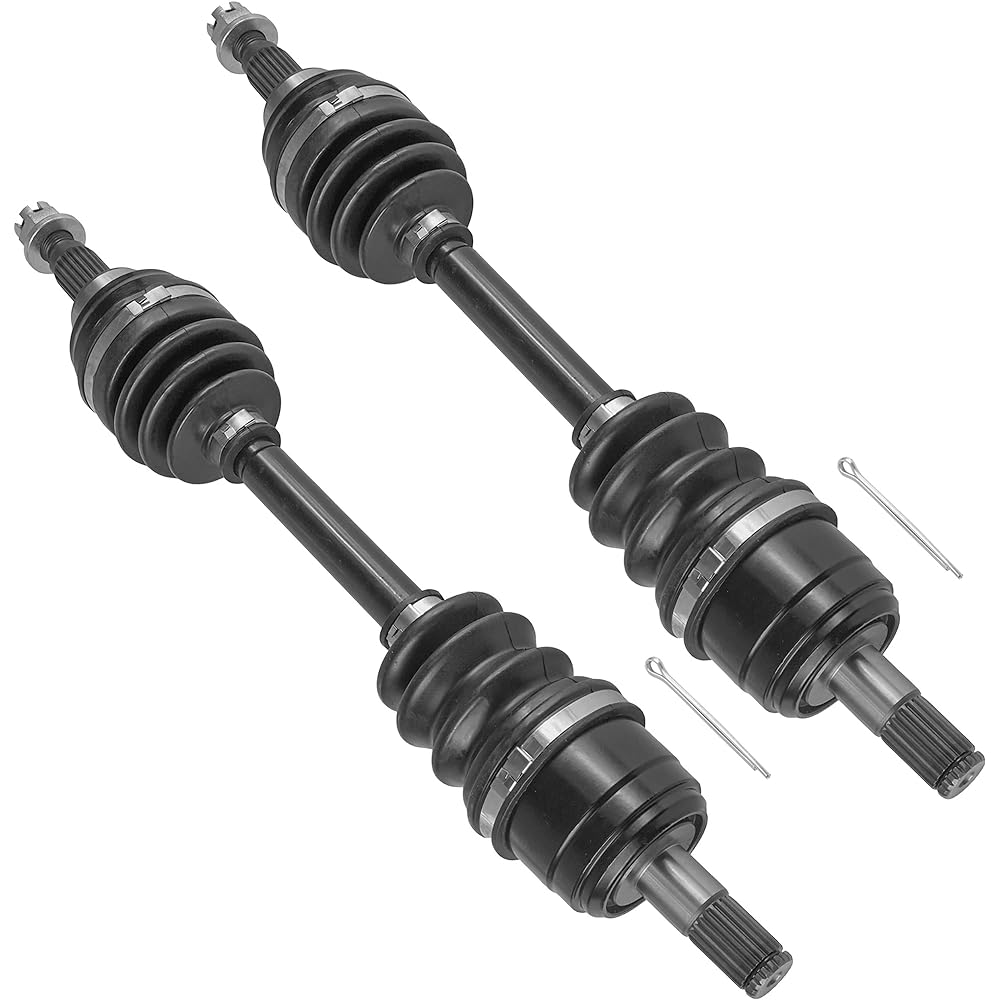 Caltric Front Left and Right Complete CV Joint Axle Compatible with Honda TRX300FW Fourtrax 300 4X4 1993-2000