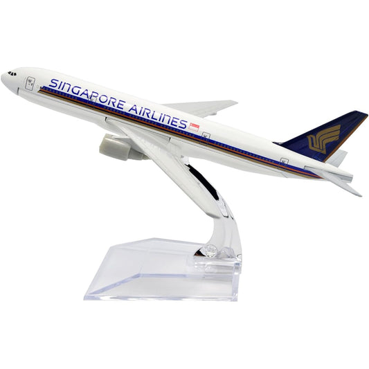 TANG DYNASTY(TM) b 777: Singapore Airlines Metal Airplane Model Airplane Toy Airplane Model