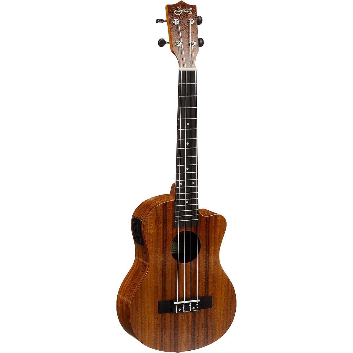 S.Yairi Ukulele Preamp Equipped Electric Ukulele Tenor Size Core Material Gear Peg Specifications YU-T-01KE (Gig Bag Included)