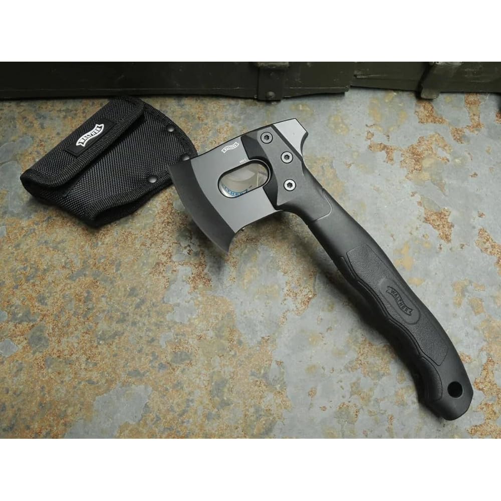 UMAREX Ax Ax WALTHER Compact Ax Camping Outdoor Survival One Hand Ax UMA50798 Black Small [Domestic Genuine Product]