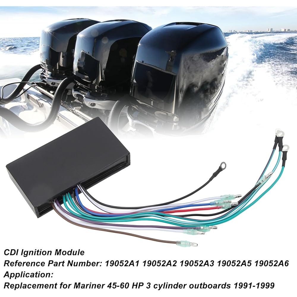19052A3, Moisture resistant CDI ignition module Long term durability Shock resistant Accurate and stable operation 3