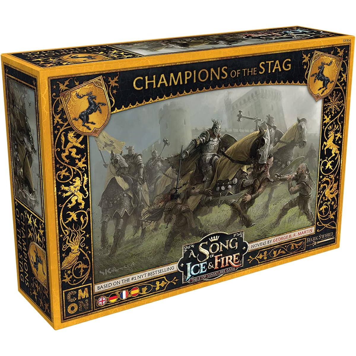 CMON Asmodee A Song of Ice and Fire – Stag Fighter | Expansion | Tabletop | 2 Players | Ages 14+ | 45+ Minutes | German | Multilingual