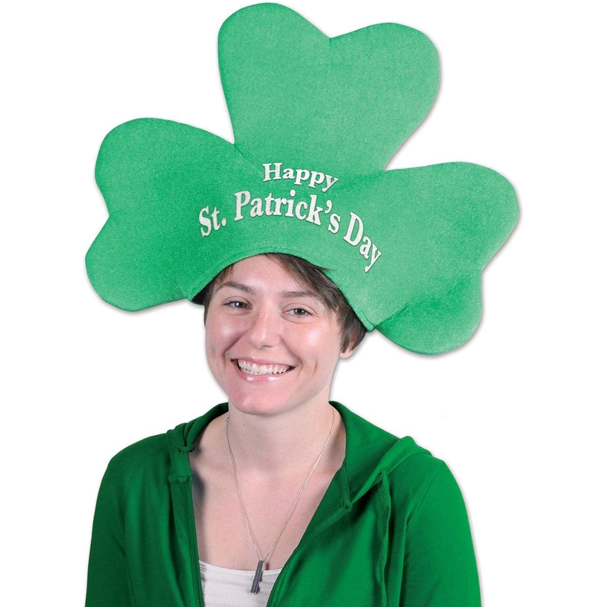 Beistle 30714 Plush St.Patrick's Day Shamrock Hat