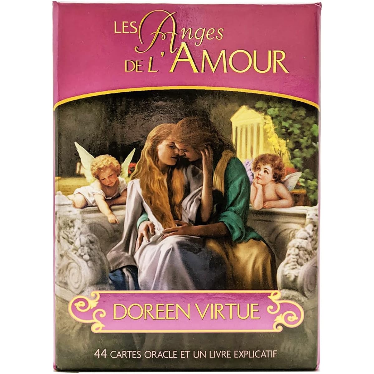 Romance Angel Oracle Card [Genuine Product] Gold Border Doreen Virtue Fortune Telling Oracle Card French Only