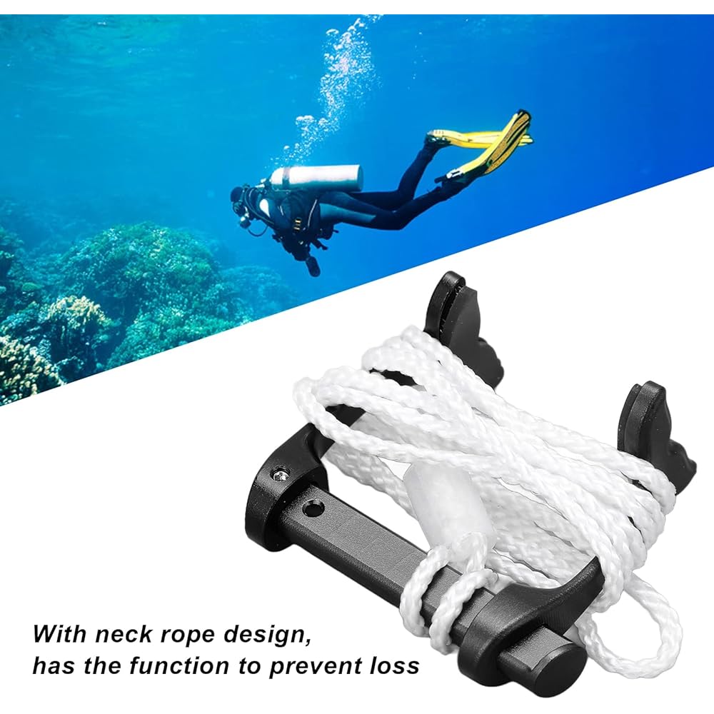 Freediving Nose Clip Swimming Nose Clip Lost Prevention Skin-friendly Anti-Slip Adjustable for Swimming Diving Training Plastic + Silicone Material (Black)