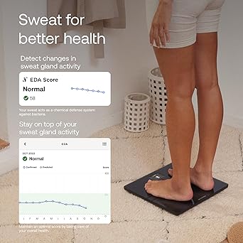 Withings Body Comp Smart weight scale from France Black Wi-Fi/Bluetooth compatible color display [Authorized Japanese distributor product] WBS12-Black-All-ROW