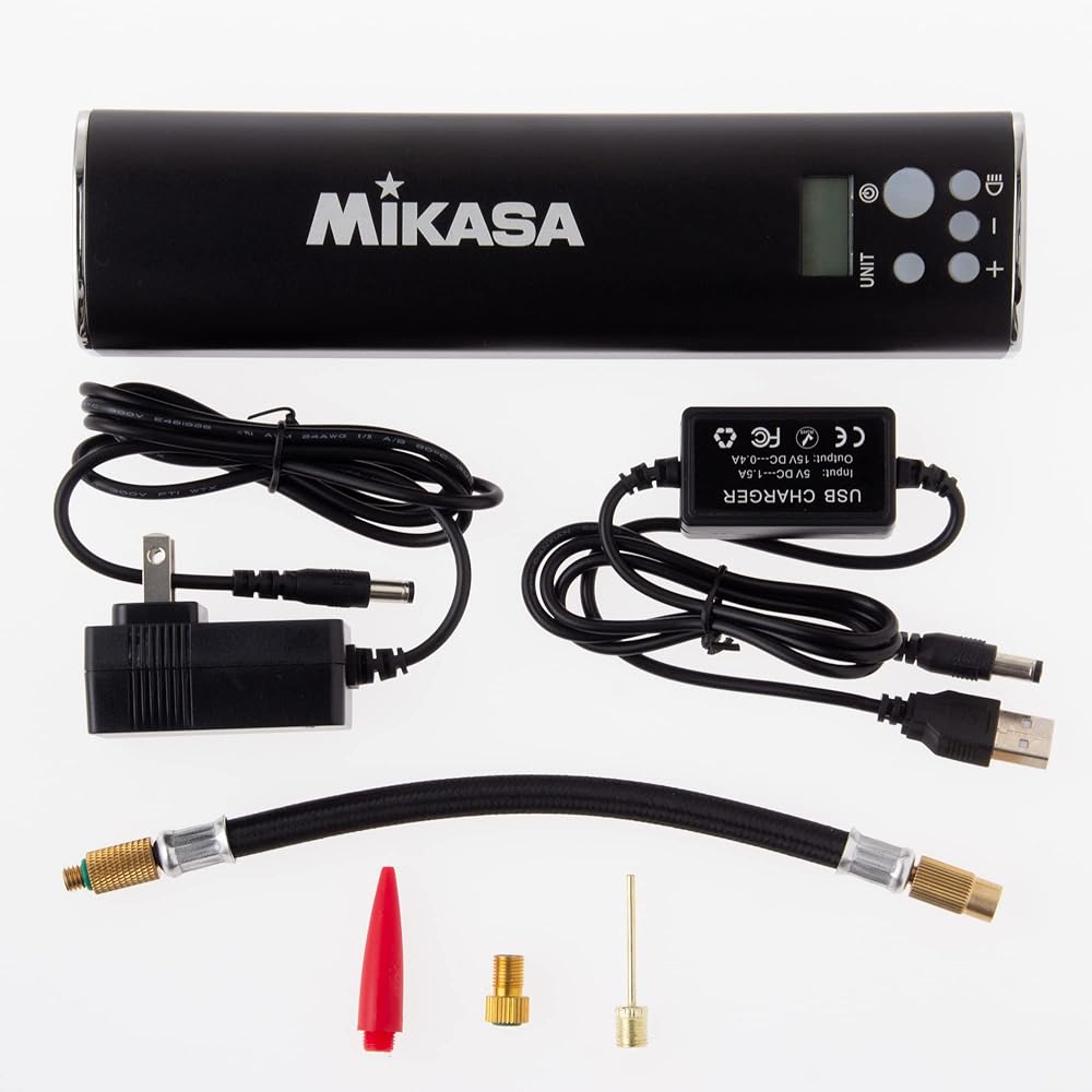 MIKASA Air Pump Ball Electric Air Pump AC-EP100 Black