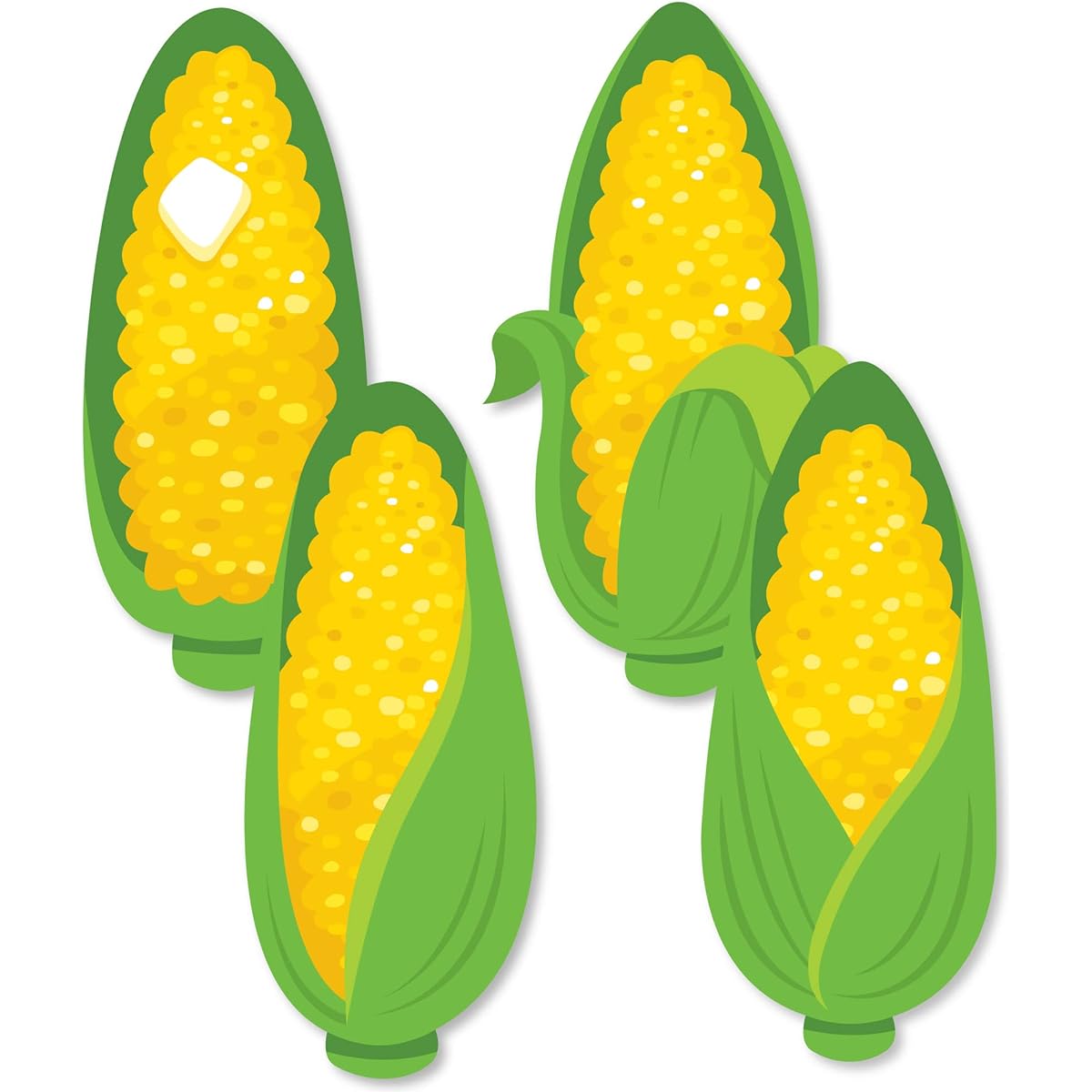 Big Dot of Happiness It's Corn - DIY Shaped Fall Harvest Party Cutouts - 24 Count