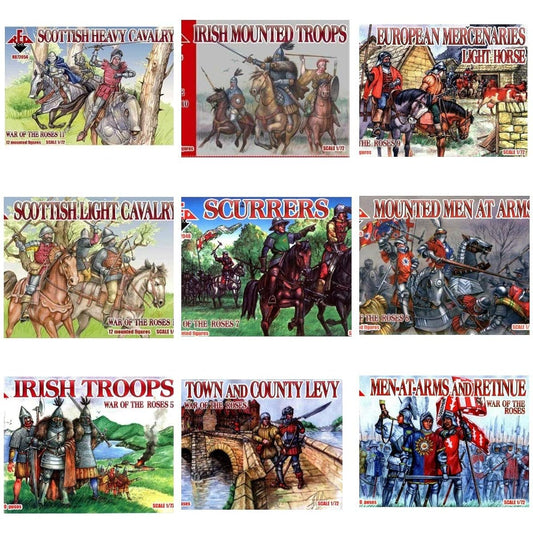 Red Box War of The Roses Full Series 10 Kits 1/72 Scale
